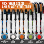 Pike Trail Carbon Fiber Trekking Poles – Lightweight, Adjustable Hiking Poles for Every Adventure