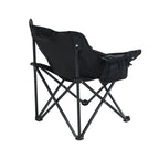 2 Pieces Outdoor Camping Chairs Folding / Portable, Comfortable Seating, Durable Steel Fram