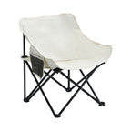2 Pieces Outdoor Camping Chairs Folding / Portable, Comfortable Seating, Durable Steel Fram