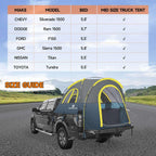 Umbrauto Truck Bed Tent PU3000mm Waterproof Pickup Truck Tents