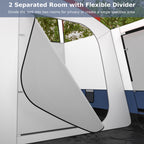 8-10 Person Camping Tent with Double Rooms and 2 Doors