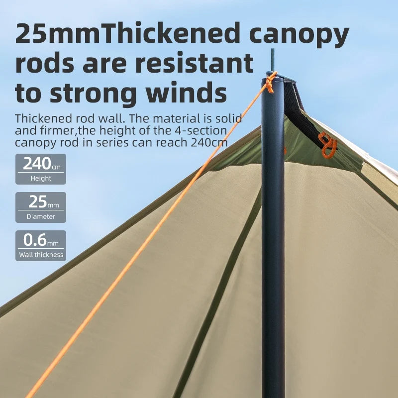 Waterproof Canopy UPF50+ Sun Shelter Tent for Camping